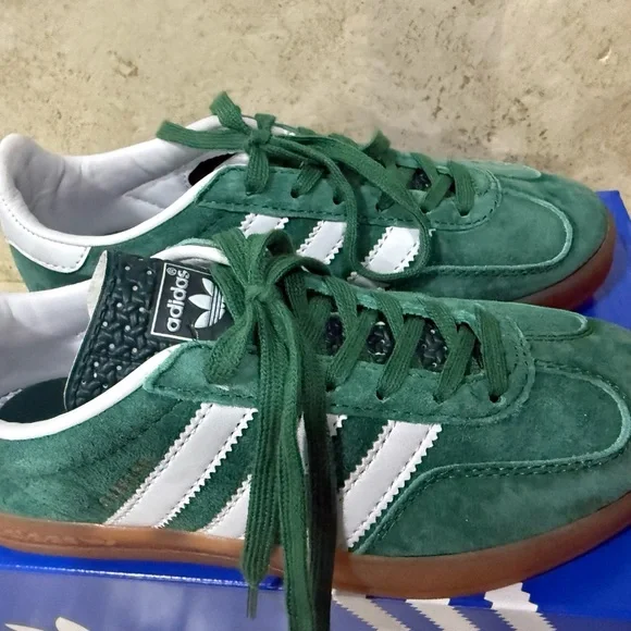 adidas Gazelle Green and White Sneakers EUR 36 Iconic gazelle timeless - Picture 4 of 10